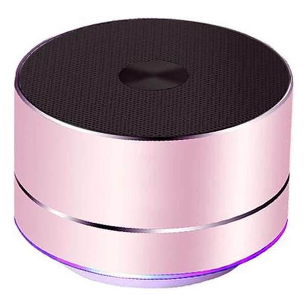 AUDIOlogic  Bluetooth HQ luidspreker met microfoon en radio | PINK METALLIC