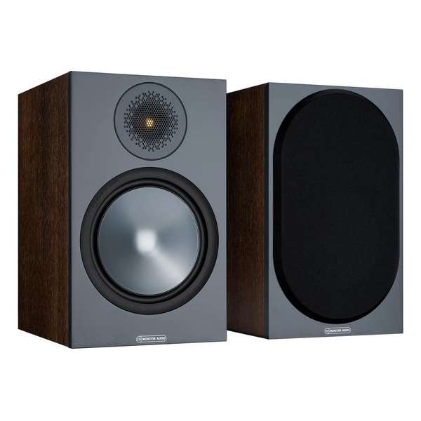 Monitor Audio Bronze 100 boekenplank speaker walnoot (per paar)