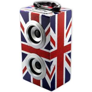 Teknofun Bluetooth speaker tower Britse grungestijl