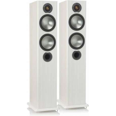 Monitor Audio Bronze 5 - Lage Vloerstaande Luidspreker - Wit (paar)