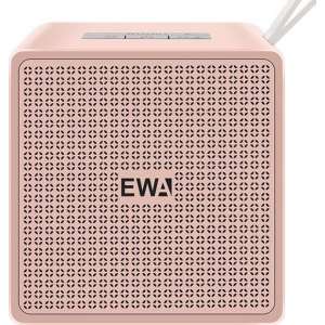 Bluetooth Speaker Ewa Draadloze Bluetooth Speaker - Mini Speaker - Spatwaterdicht Roze