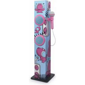 Muse M-1020 KDG - Karaoke bluetooth towerspeaker met microfoon - roze