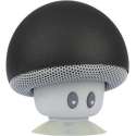 EZ4U Mini Bluetooth Speaker Paddenstoel design - Mushroom - met zuignap - Zwart
