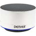 Denver BTS-32SILVER / Draadloze Bluetooth Portable Speaker / Lichteffect / Zilver