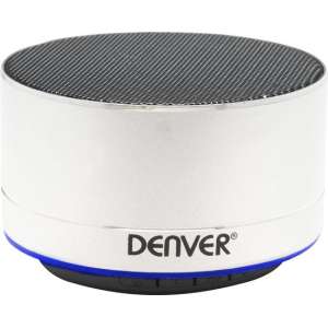 Denver BTS-32SILVER / Draadloze Bluetooth Portable Speaker / Lichteffect / Zilver