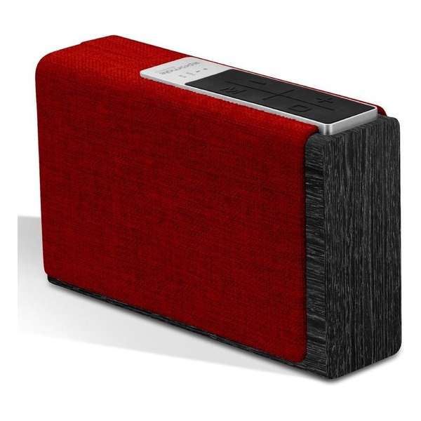 Promate StreamBox-XL Draadloze stereoluidspreker 7.5W Zwart, Rood
