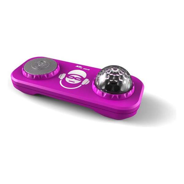 iDance XD2PK Bluetooth Party Systeem met Disco LED-Verlichting - Roze