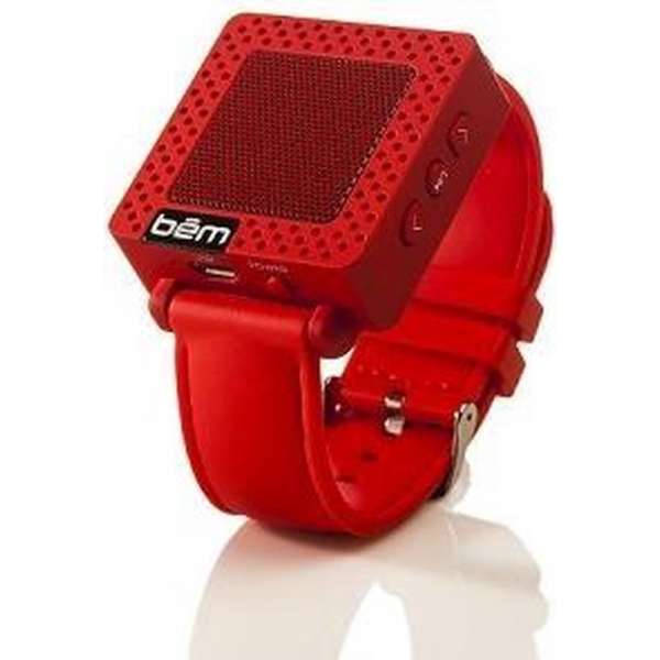 BEM Speaker Band rood HL2331C  draadloze Bluetooth speaker