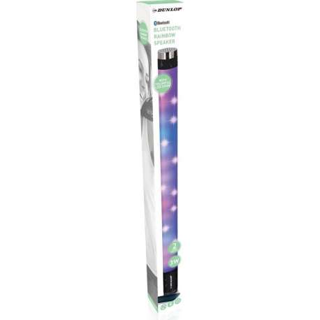 Dunlop Bluetooth Rainbow Speaker - Met verschillende lichteffecten - 3W - 49 cm