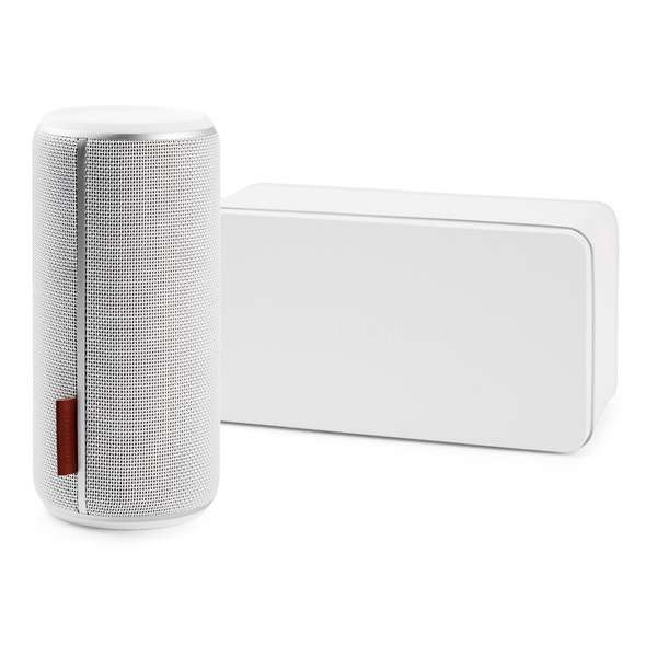 Nomads Audio BASEone - Draadloze Bluetooth speaker - Koppelbaar - Multiroom - Waterbestendig IPX5 - Wit