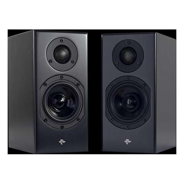 Totem Acoustics KIN Monitor Zwart - Compacte Boekenplank Hifi Stereo Speakerset (per paar)