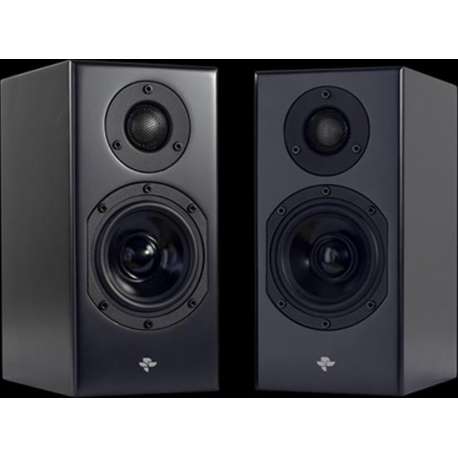 Totem Acoustics KIN Monitor Zwart - Compacte Boekenplank Hifi Stereo Speakerset (per paar)