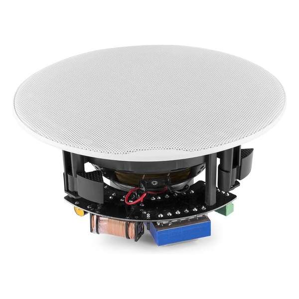 Plafondspeaker - Power Dynamics FCS6 low profile 6.5" plafondspeaker voor 100V en 8 Ohm to