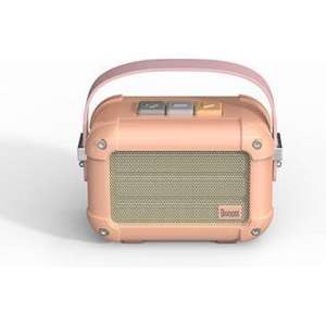 Divoom Macchiato draadloze speaker bluetooth luidspreker radio - Lichtroze