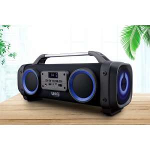 UNIQ Accessory Chant model 2019 Bluetooth Speaker (Karaoke) met blauw led verlichting en a