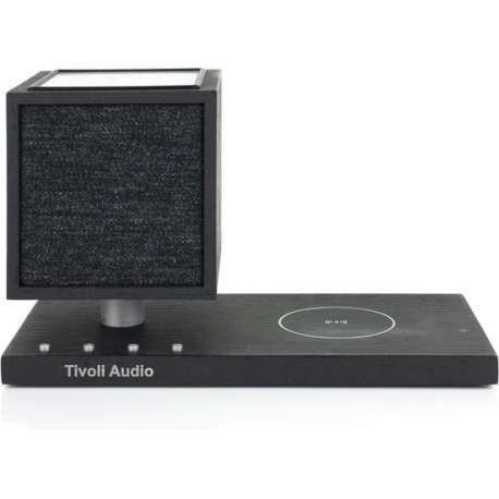 Tivoli Audio 'Revive' - Bluetooth-luidspreker met draadloos Qi oplaadstation en LED-lamp (Zwart)