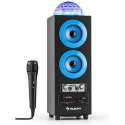 Discostar Black draagbare 2.1 -bluetooth luidspreker USB mini-USB SD /MMC slot batterij LED micro