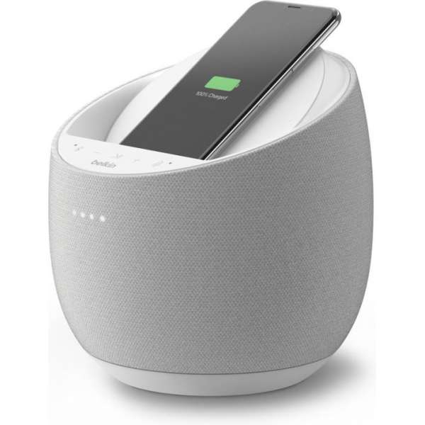 Belkin SoundForm Elite Slimme hifi-luidspreker + draadloze oplader - Wit