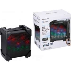 Soundlogic Draadloze Led Speaker - Indoor & Outdoor - Zwart - Bluetooth