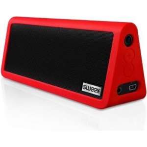 Bluetooth Portable Stereo Speaker Rock Star Red