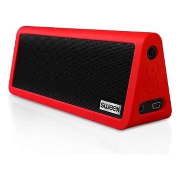 Bluetooth Portable Stereo Speaker Rock Star Red