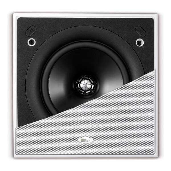 Kef Ci160QS inbouwluidspreker vierkant (wit)