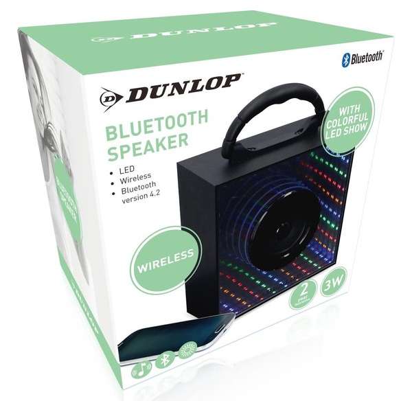 Dunlop Bluetooth Speaker - 3W - LED Lights