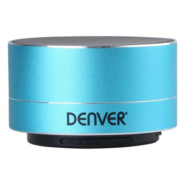 Denver BTS-32BLUE / Draadloze Bluetooth Portable Speaker / Lichteffect / Blauw