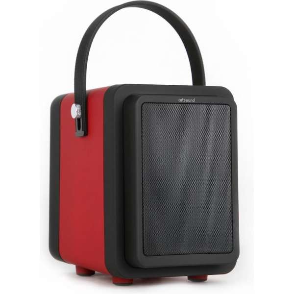 ArtSound Bluetooth luidspreker met accu, 4TUNES3 R/B, Rood/zwart