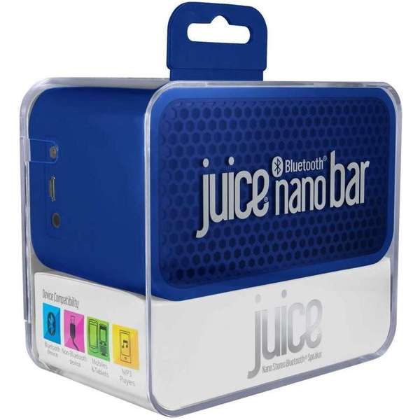 Juice Nano Bar Stereo Bluetooth Speaker - blauw