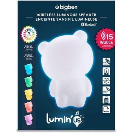 Bigben Lumin’us Beer - Bluetooth Speaker en Kinderlamp