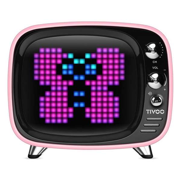 Divoom Tivoo Pixel Art Bluetooth speaker - Roze