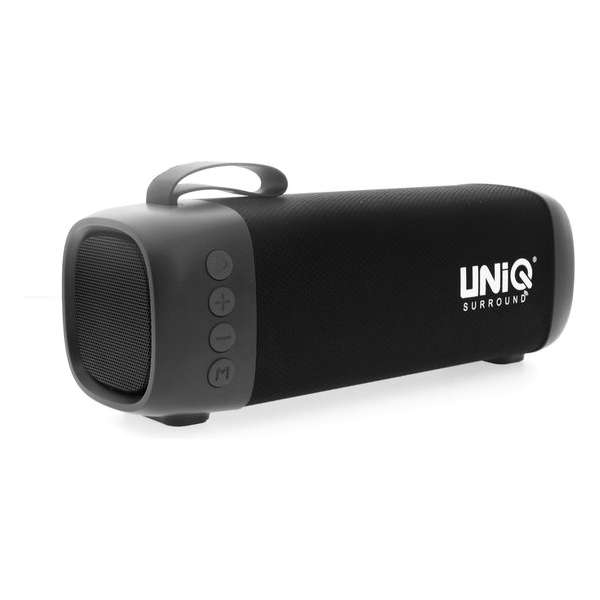 UNIQ Berlin Bluetooth Speaker - MP3 - USB - Radio - AUX - Zwart