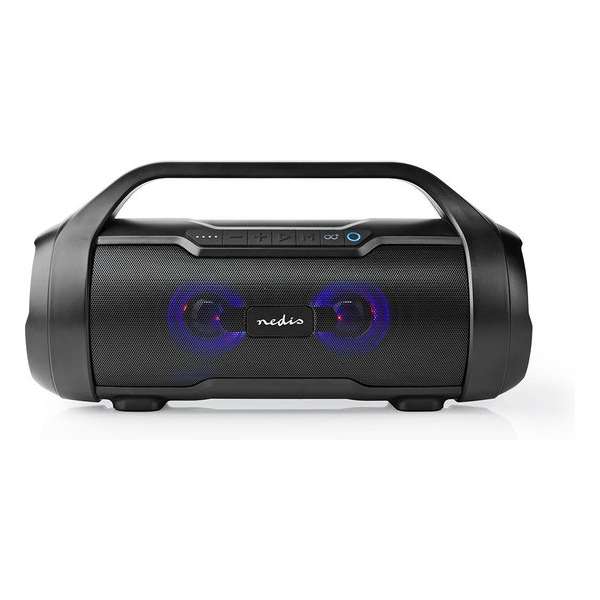 Party Boombox | 9 Hours Playtime | Bluetooth® | TWS | Party Lights | Black