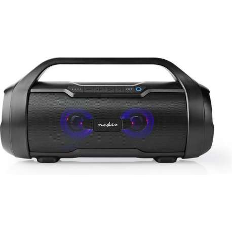 Party Boombox | 9 Hours Playtime | Bluetooth® | TWS | Party Lights | Black