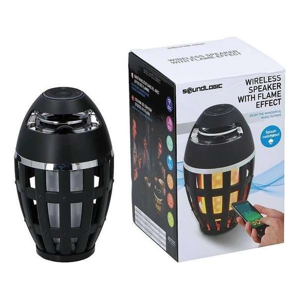 Draadloze Outdoor Speaker met vlameffect