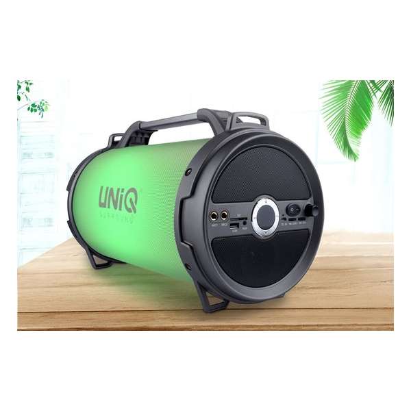 UNIQ Tune Bluetooth Speaker (Karaoke LED Show) - Grijs