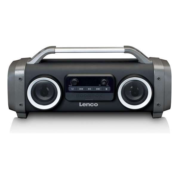 Lenco SPR-100 - Bluetooth speaker me licht effecten - Zwart