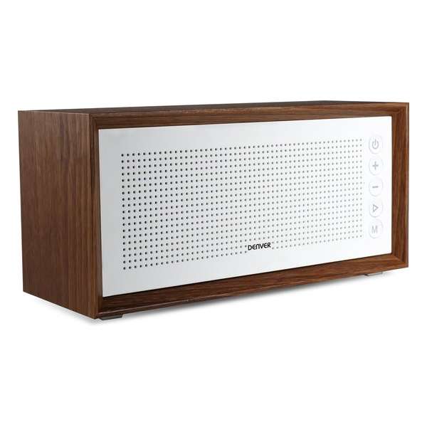 Denver BTS-210White / Draadloze Bluetooth Speaker / Wit