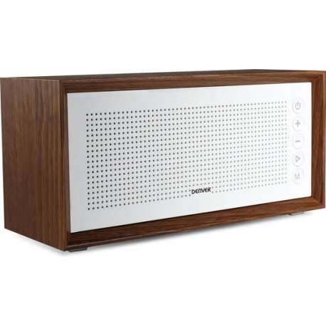 Denver BTS-210White / Draadloze Bluetooth Speaker / Wit