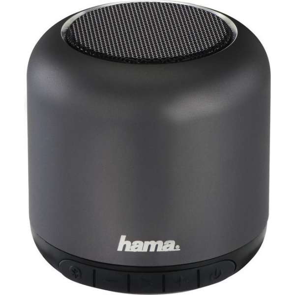 Hama Mobiele Bluetooth®-luidspreker "Steel Drum", antraciet