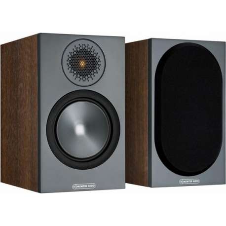 Monitor Audio Bronze 50 boekenplank speaker walnoot (per paar)