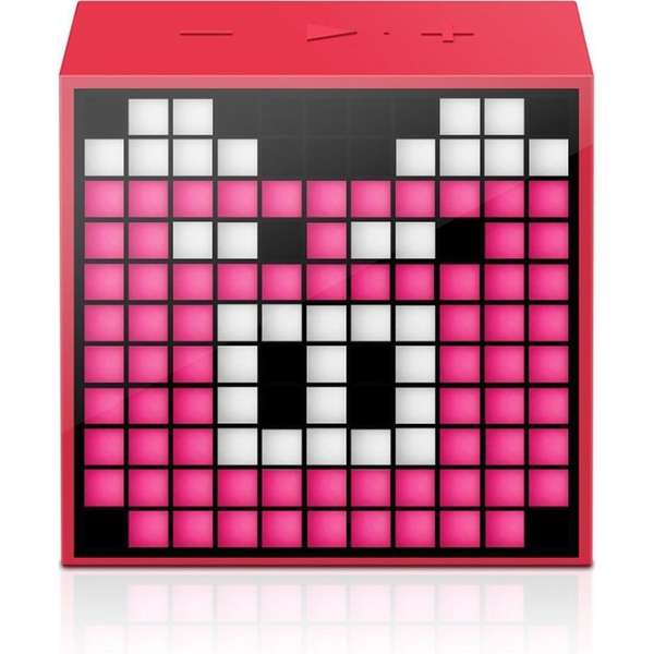 Divoom TimeBox Mini LED bluetooth Speaker - Rood