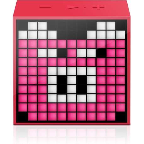 Divoom TimeBox Mini LED bluetooth Speaker - Rood