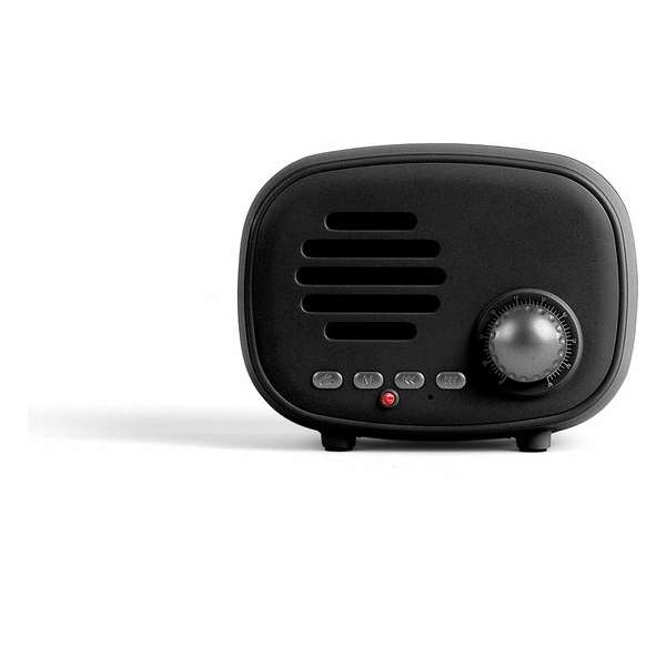 Livoo Retro Bluetooth compatible Speaker Zwart