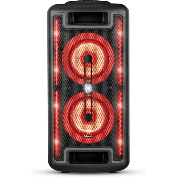 Trust Klubb MX GO - Draagbare Draadloze Speaker - RGB Verlichting - 160W - Zwart