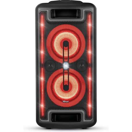 Trust Klubb MX GO - Draagbare Draadloze Speaker - RGB Verlichting - 160W - Zwart