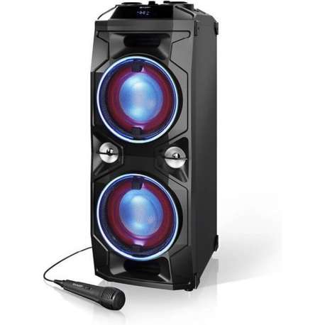 Sharp PS-940 180Watt Partyspeaker met microfoon en DJ-controller