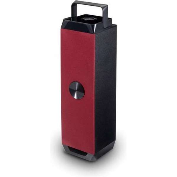 Conceptronic CSPKBTRC - Luidspreker - draadloos - 6 Watt - zwart, rood