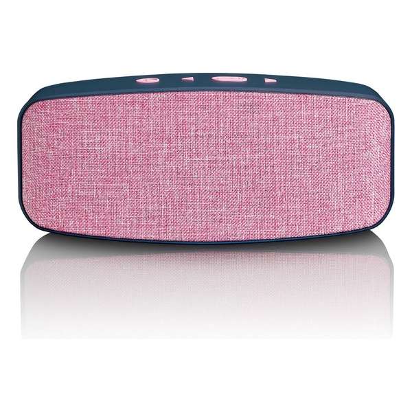 Lenco BT-130 - Bluetooth speaker met AUX-ingang - Roze